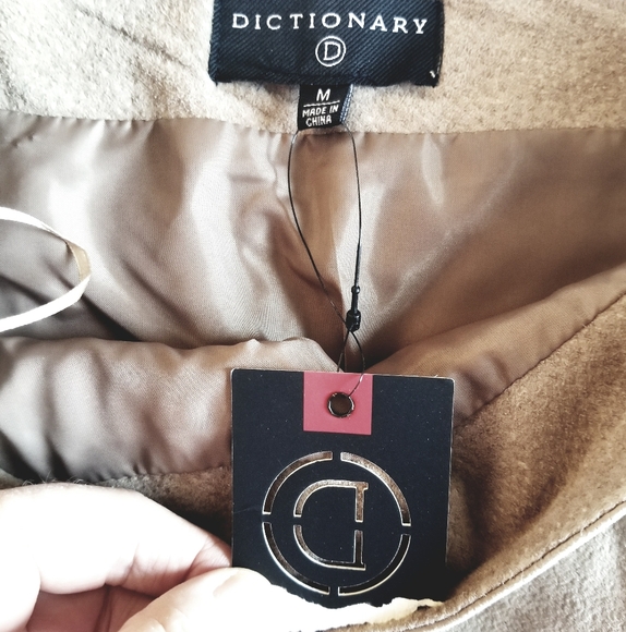 NEW Dictionary Brand Leather Suede Mini Skirt Lined Side Zip Western Cowgirl - Picture 5 of 7